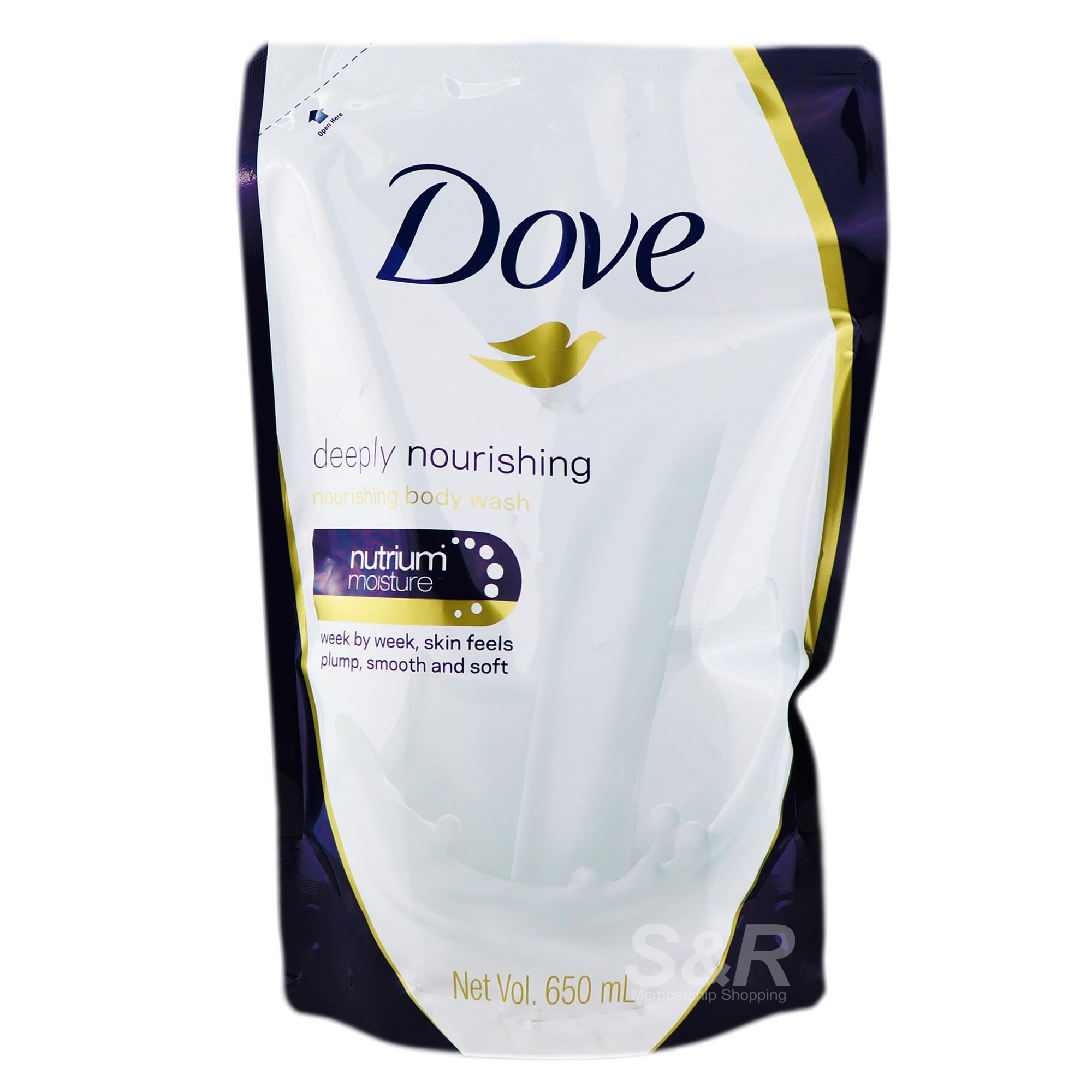 Dove Deeply Nourishing Body Wash Refill 650mL